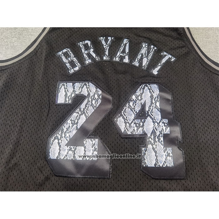 Maglia Los Angeles Lakers Kobe Bryant #24 Swingman Mitchell & Ness 1996-97 Nero